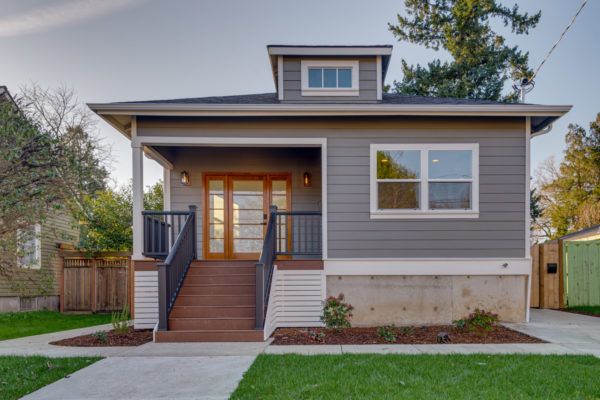 portland fir program - gray home exterior